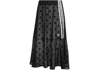 adidas Sheer Polka Dots Skirt Black