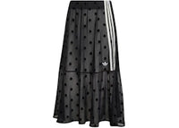 adidas Sheer Polka Dots Skirt (Asia Sizing) Black