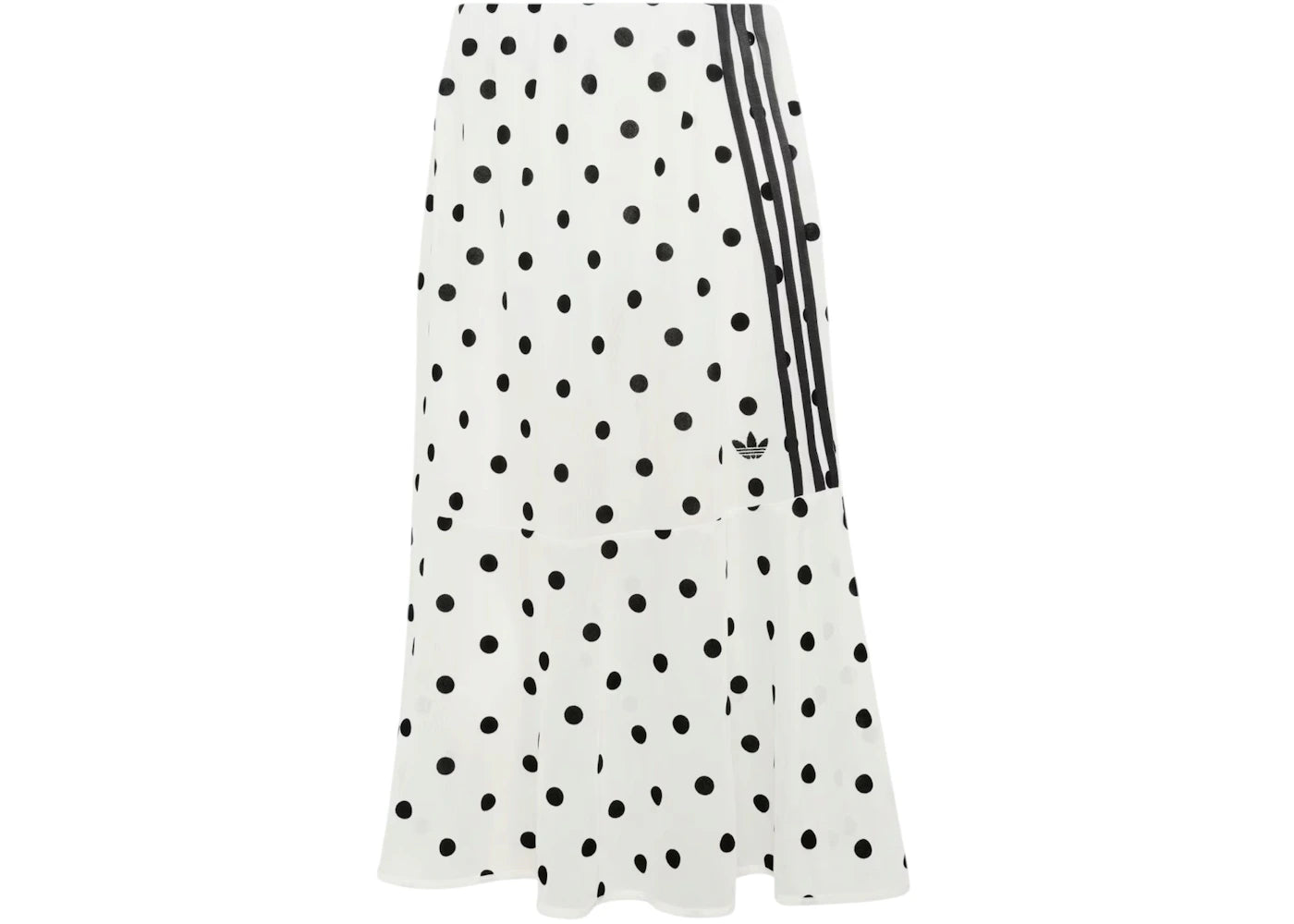 adidas Sheer Polka Dots Skirt Off White - vue 360