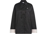 adidas Womens New Chinese Loose Fit Shirt Jacket (Asia Sizing) Black