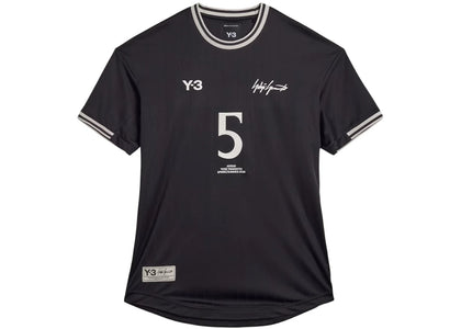 adidas Y-3 Jude Bellingham Football Short Sleeve Jersey Black - authentic adidas apparel