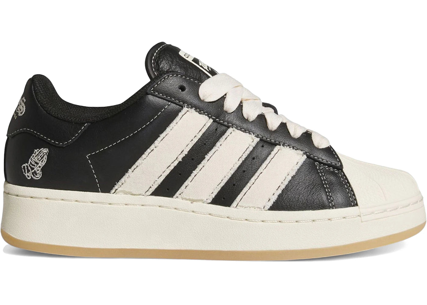 adidas Superstar XLG DIOS Black Cream White - vue 360
