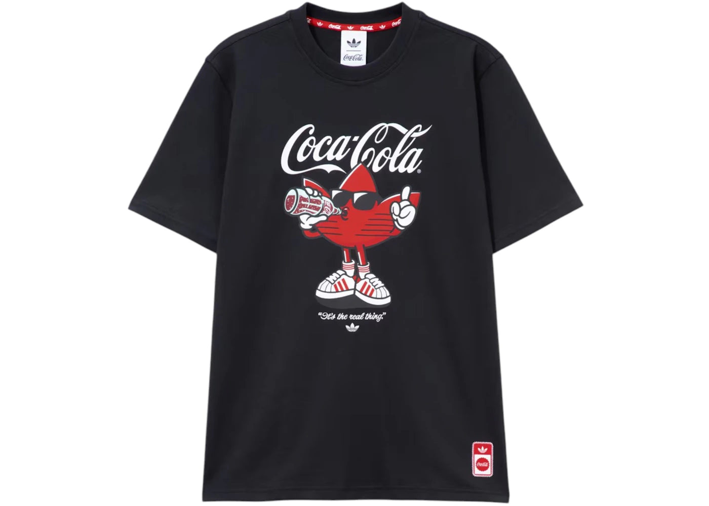 adidas x Coca-Cola Classic Sport Graphic Treffie T-shirt Black - vue secondaire A