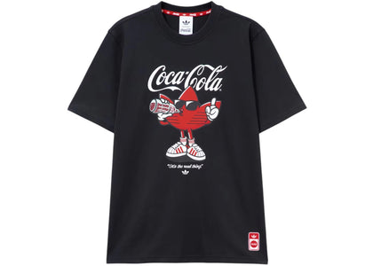 adidas x Coca-Cola Classic Sport Graphic Treffie T-shirt Black - apparel view 2