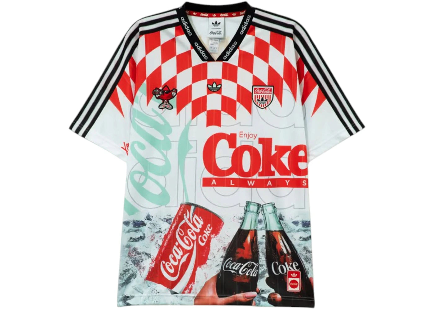 adidas x Coca-Cola Classic Sport Mash-Up Jersey Multicolor - vue secondaire A