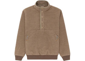 Aime Leon Dore Alpaca Fleece Pullover Brown - vue 360