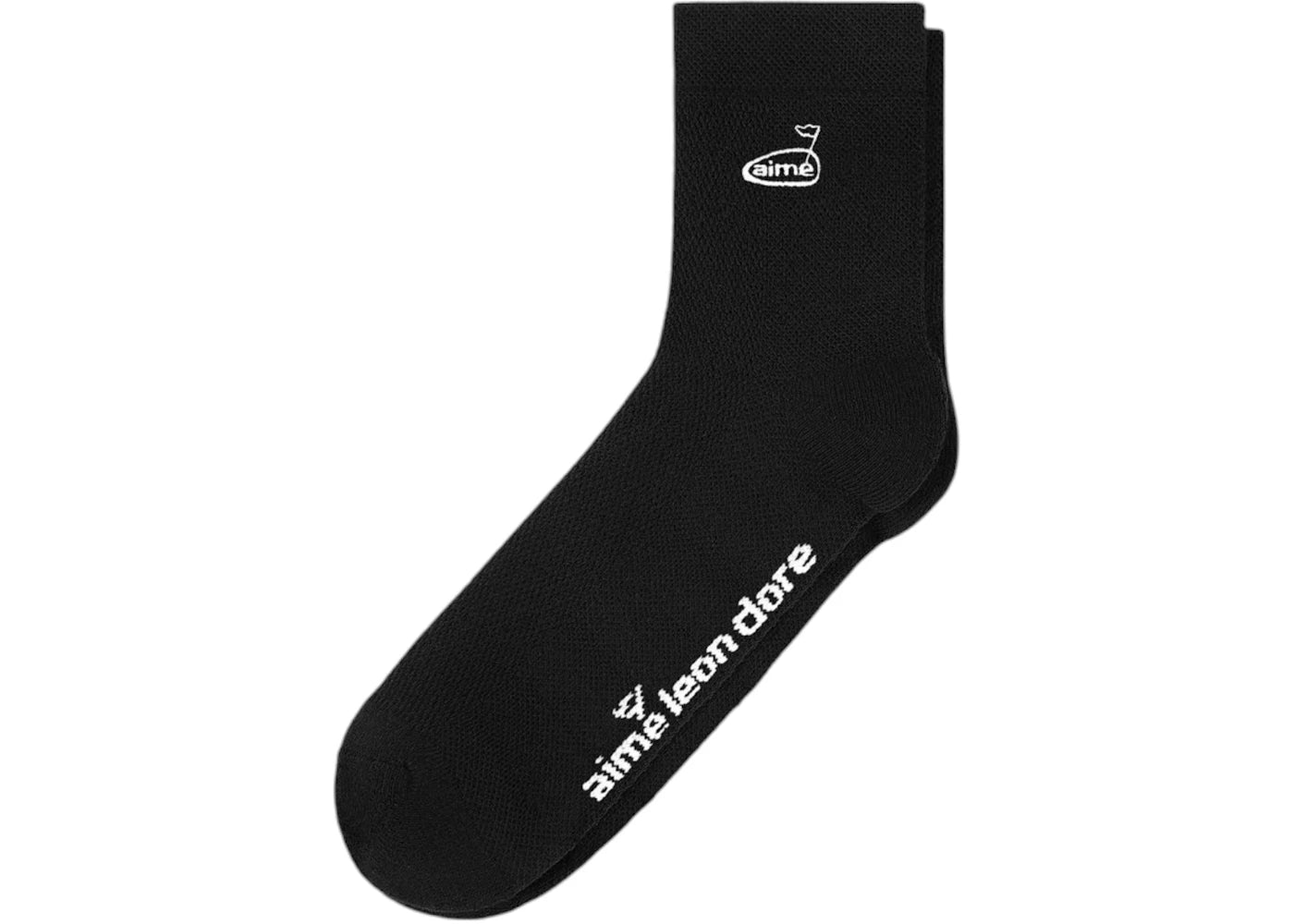 Aime Leon Dore Golf Performance Ankle Sock Jet Black - vue 360