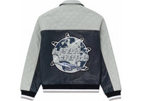 Aime Leon Dore Leather Aimé Concord Jacket Navy