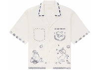 Aime Leon Dore Lesvos Cropped Camp Shirt Cream