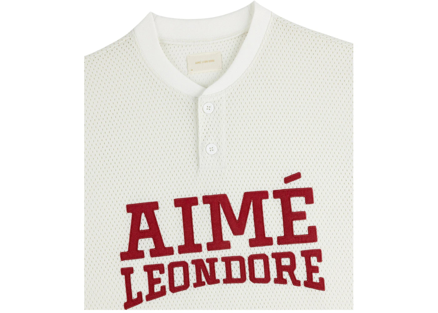 Aime Leon Dore Mesh Batting Practice Jersey Bright White - vue secondaire A