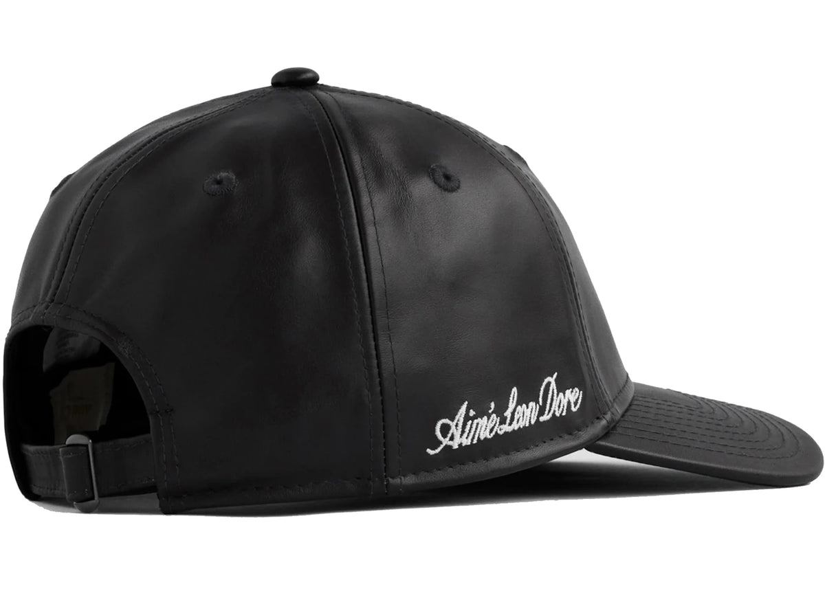 Aime Leon Dore New Era Yankees Leather Ballpark Hat Black - vue secondaire A