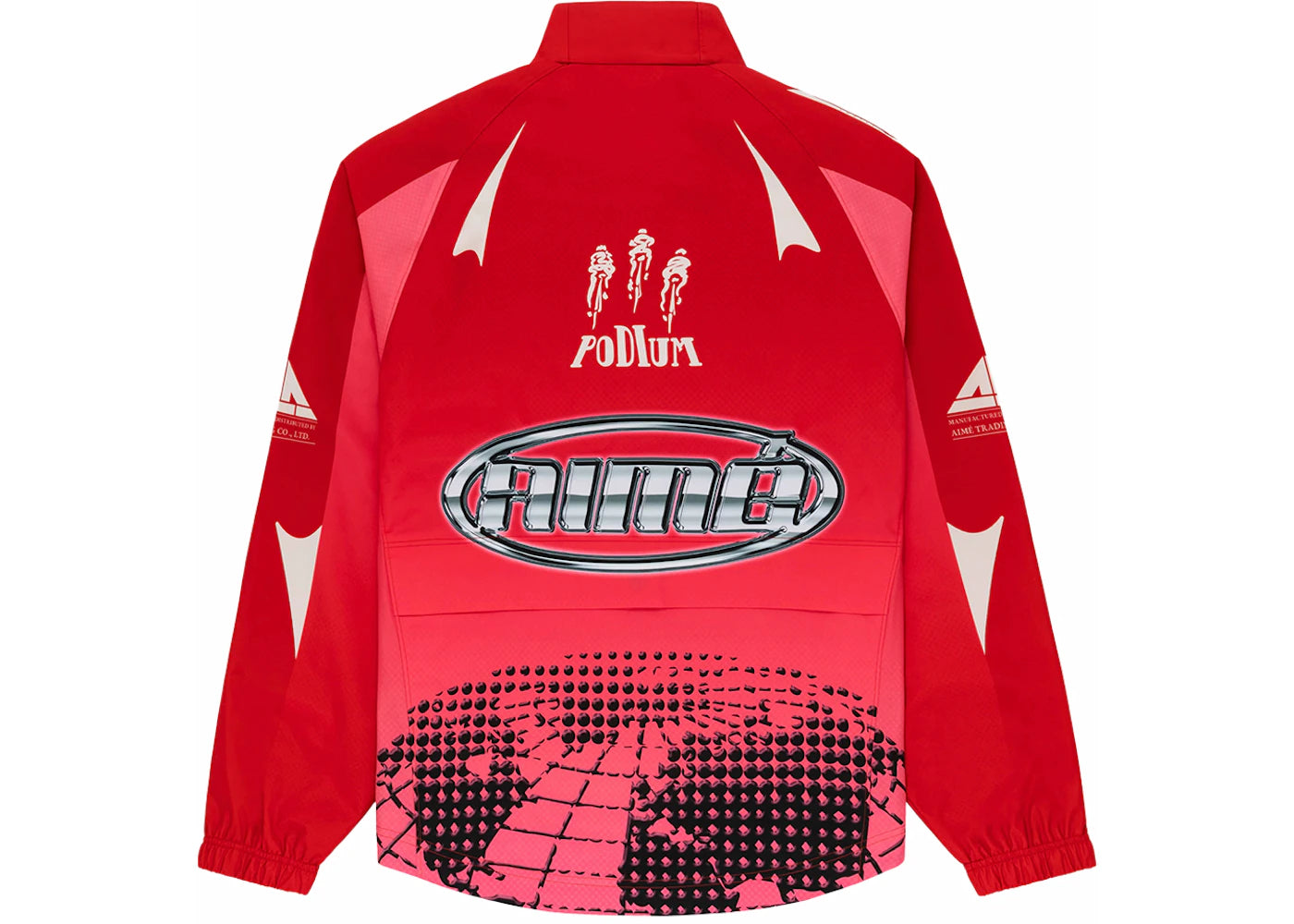 Aime Leon Dore Podium Jacket Pink - vue secondaire B
