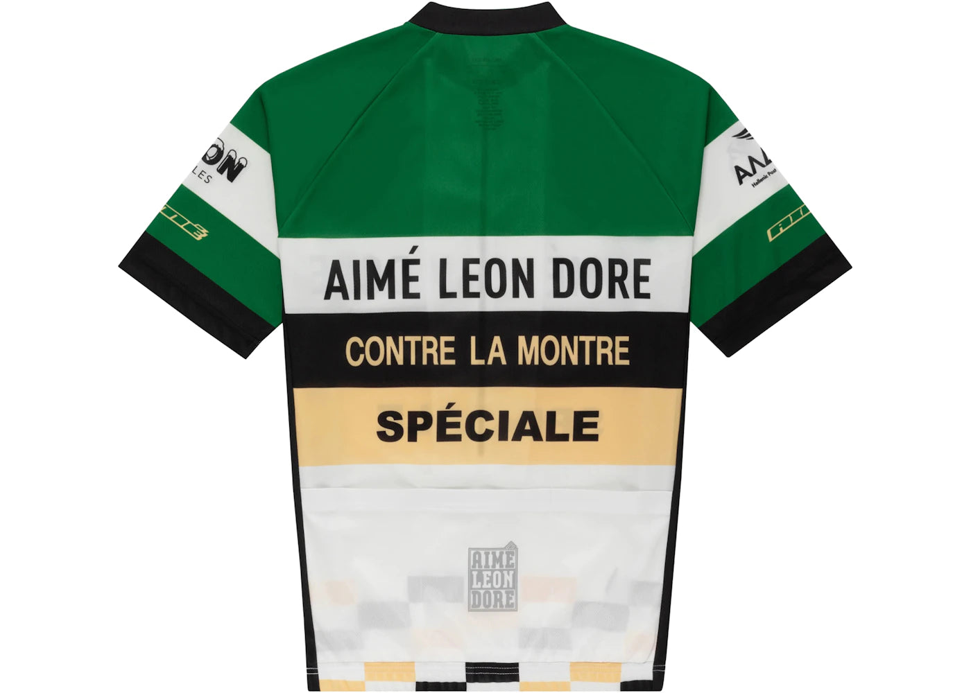 Aime Leon Dore Poly Cycling Jersey Multicolor/Green - vue secondaire A