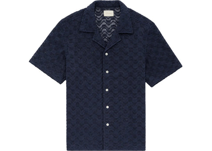 Aime Leon Dore Rico Hemd Marineblau