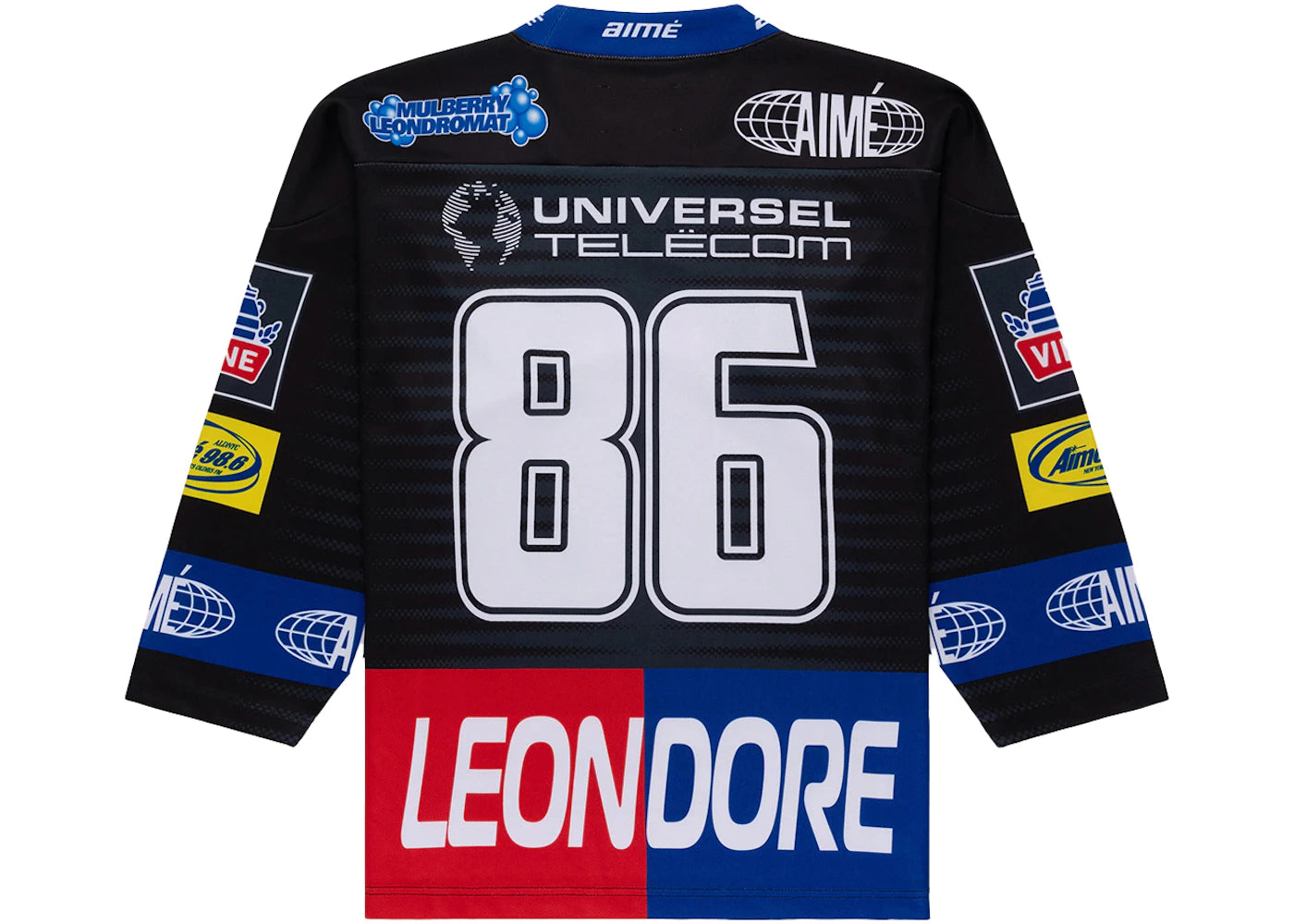 Aime Leon Dore Team Hockey Jersey Black - vue secondaire A