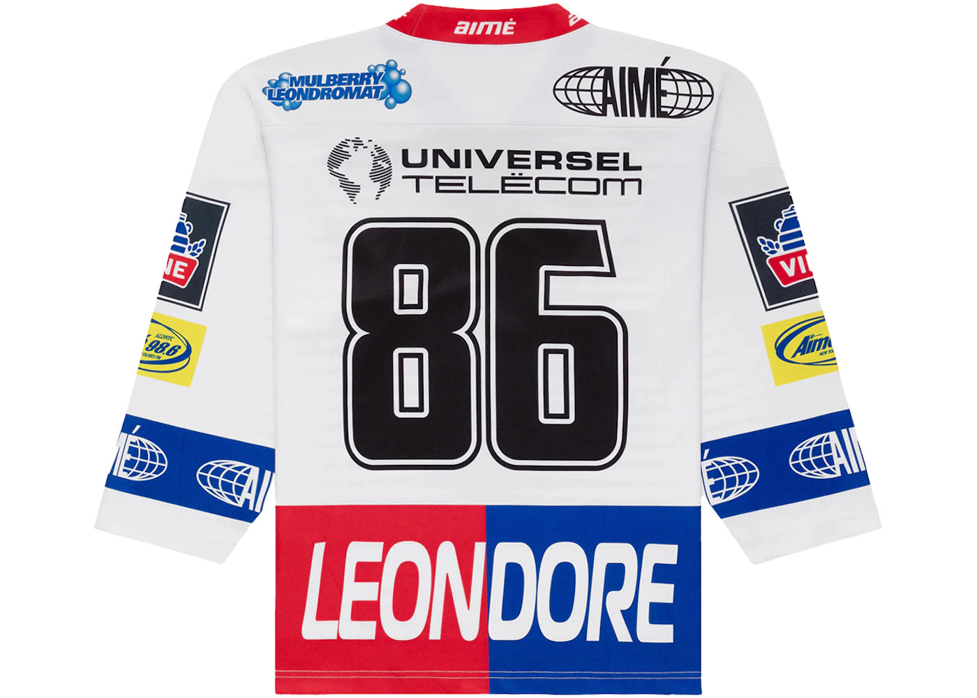 Aime Leon Dore Team Hockey Jersey White - vue secondaire A