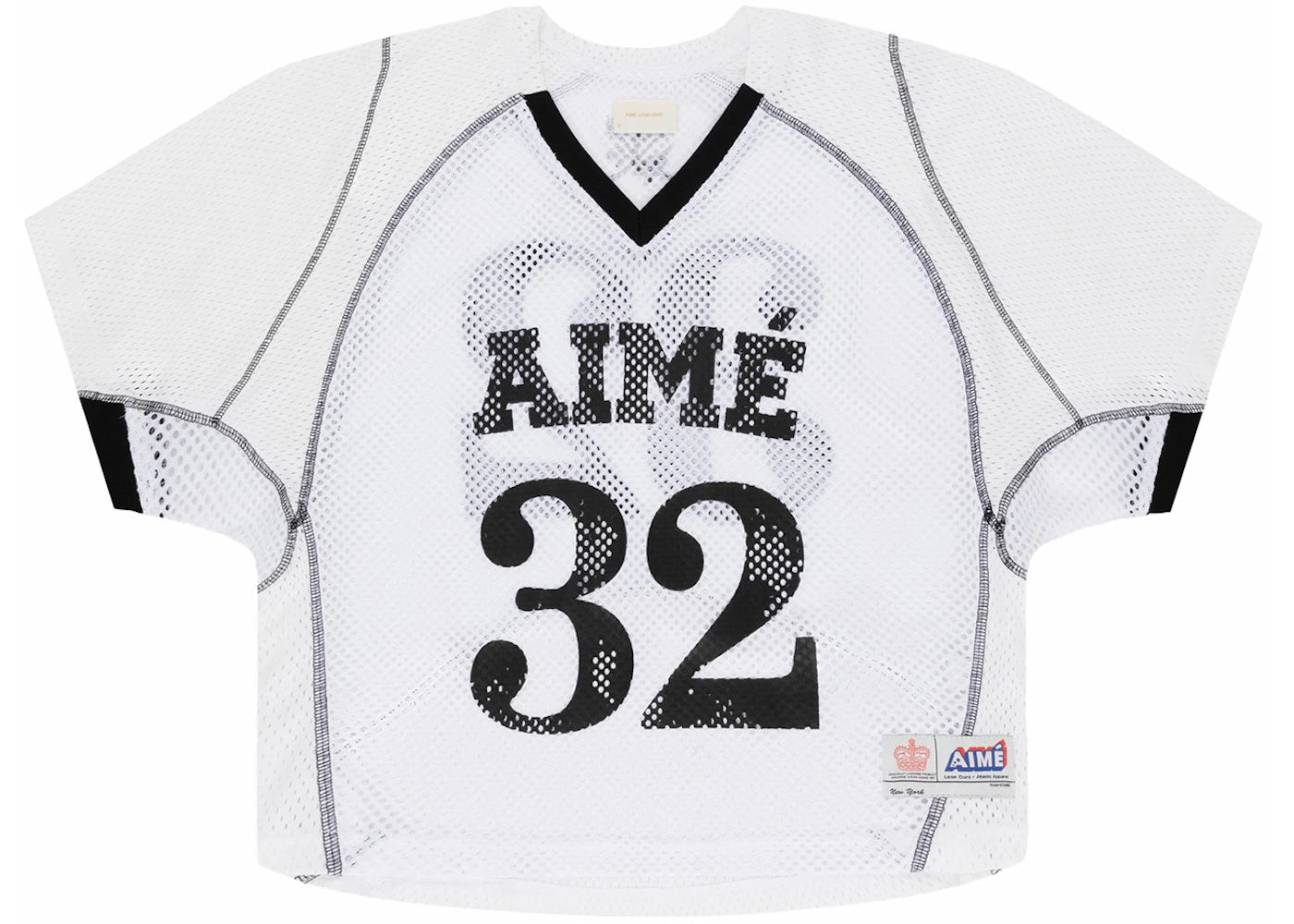 Aime Leon Dore Team Practice Jersey White - vue 360