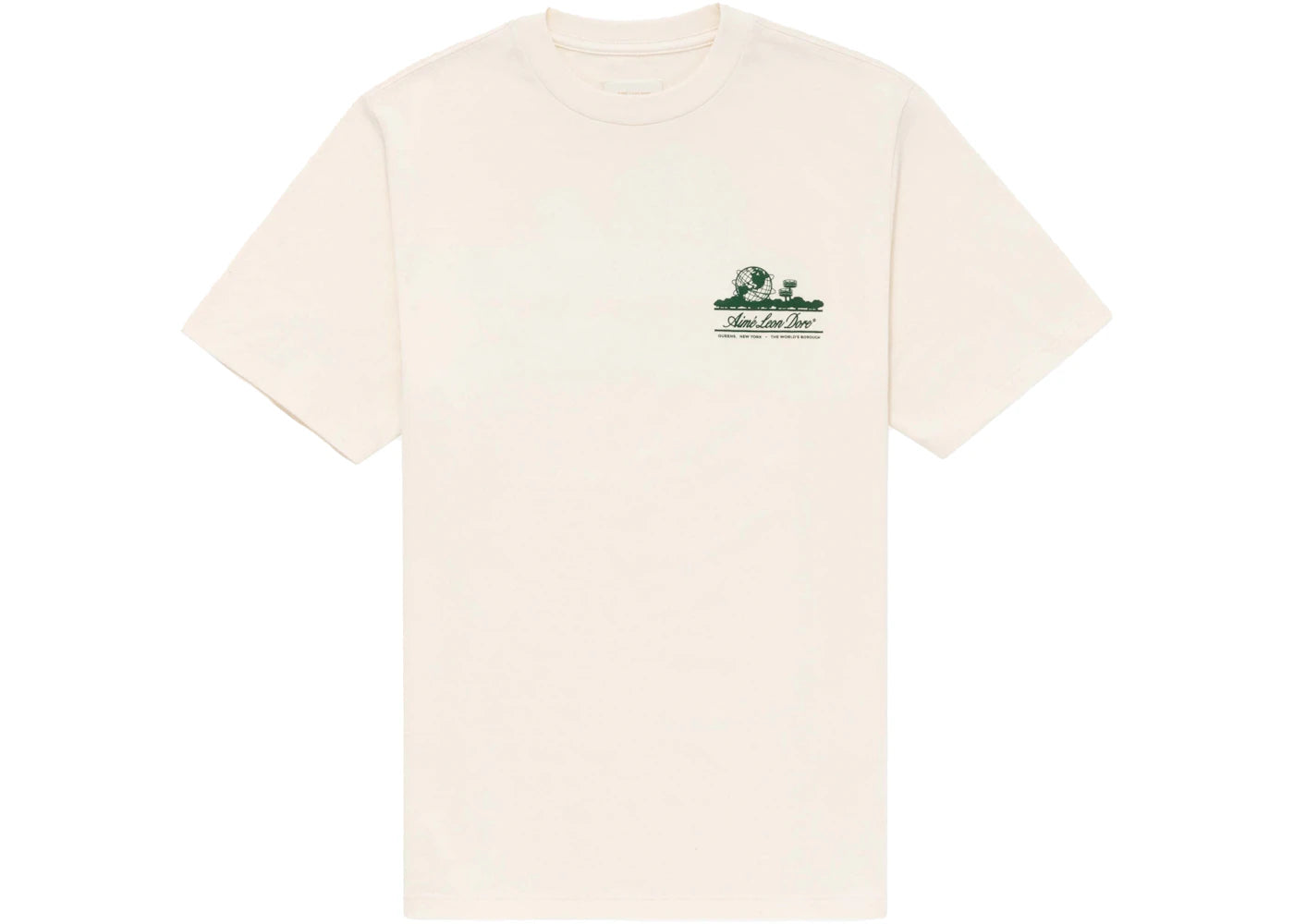 Aime Leon Dore Unisphere Short-Sleeve Tee Cream - vue secondaire A