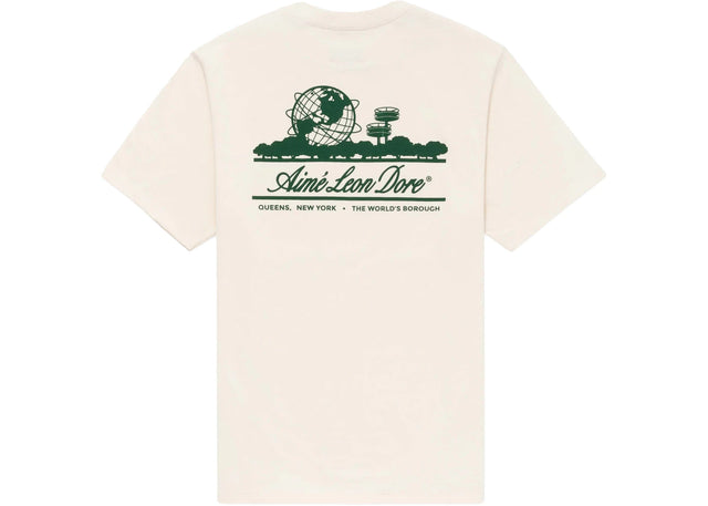 Aime Leon Dore Unisphere Short-Sleeve Tee Cream