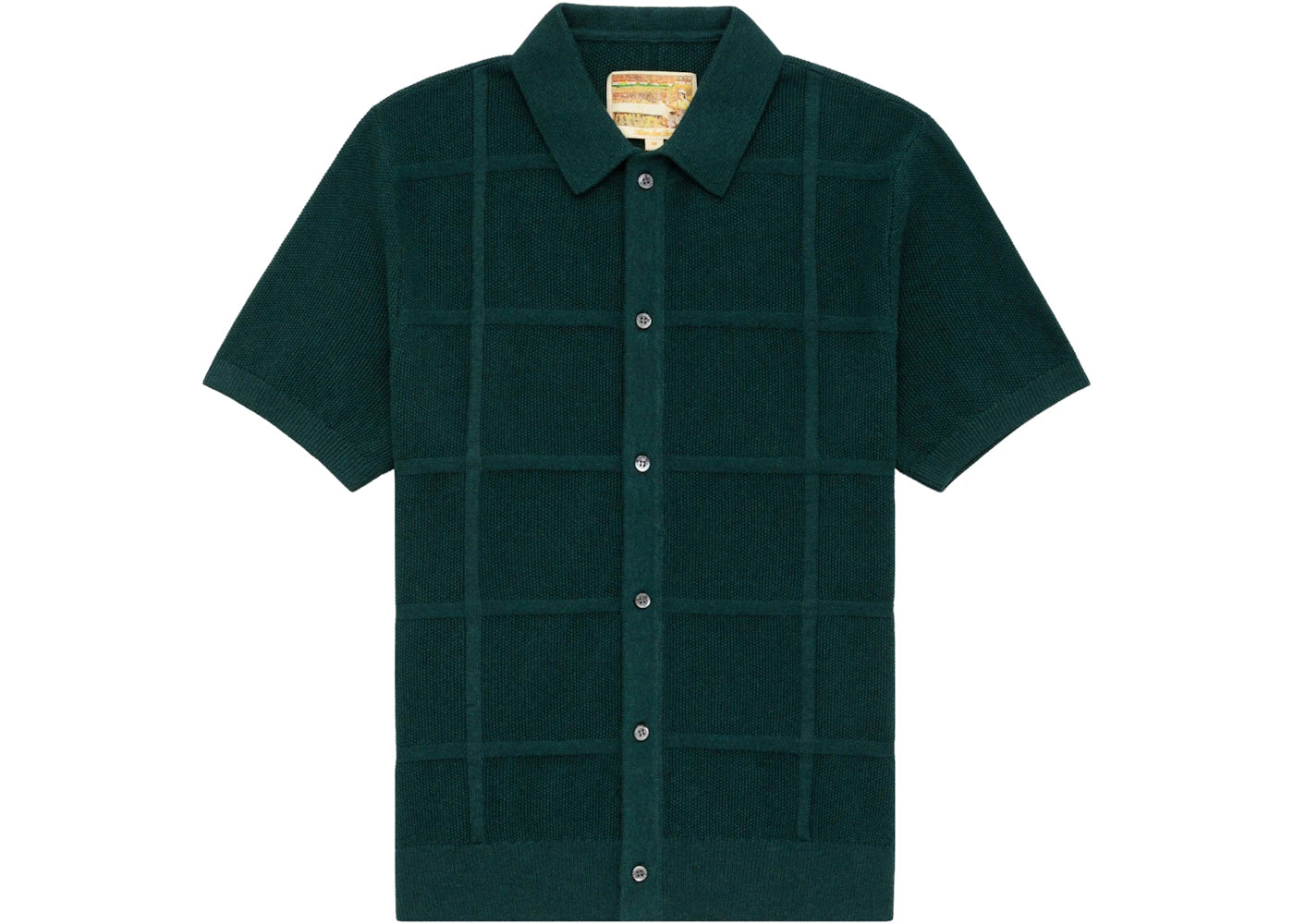 Aime Leon Dore Windowpane Cardigan Green - vue 360