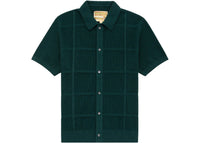 Aime Leon Dore Windowpane Cardigan Green