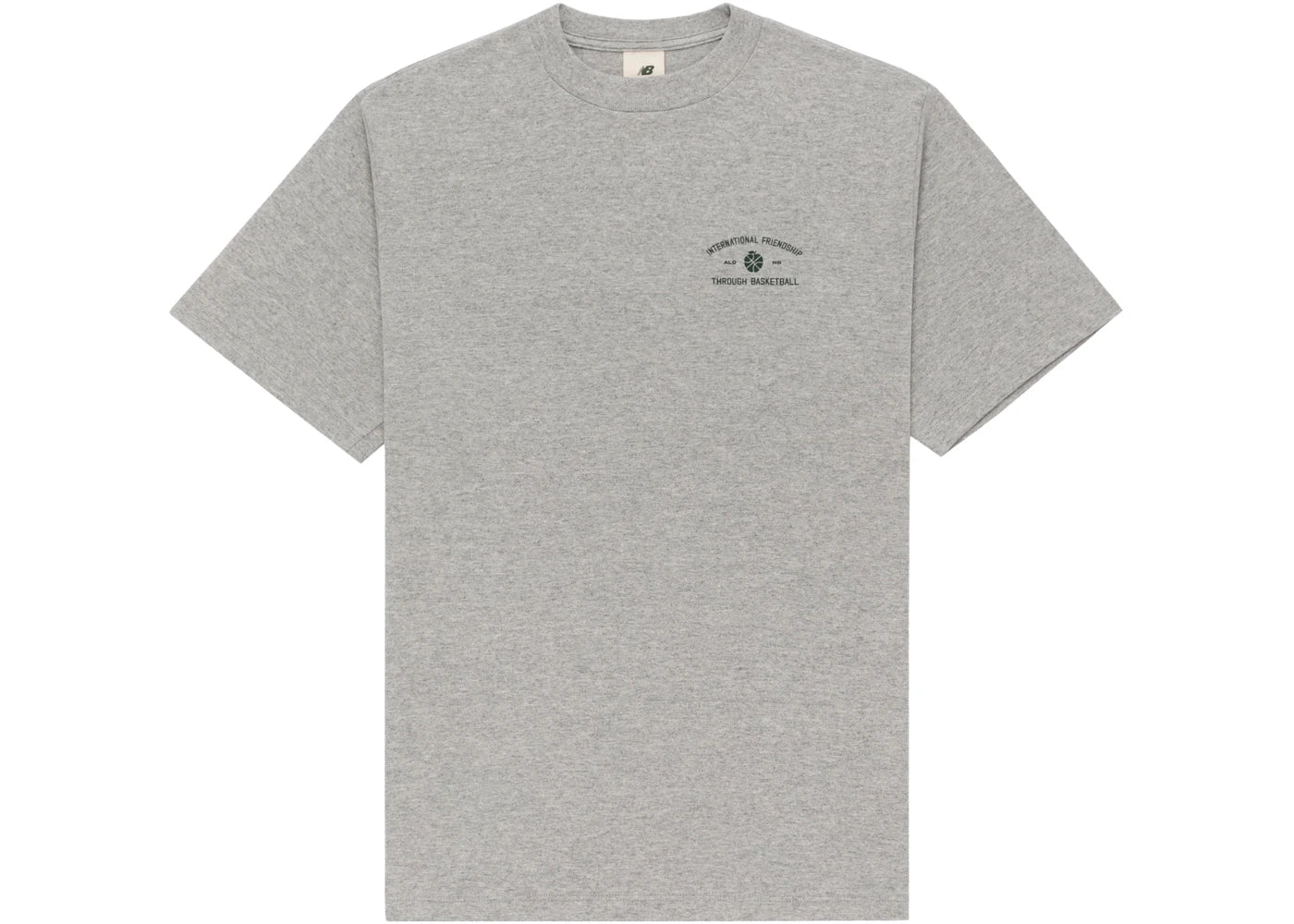 Aime Leon Dore x New Balance Sonny NY Tee Grey - vue 360