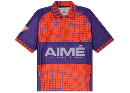Aime Leon Dore x New Balance Sport Zip Polo Purple/Orange - sneakers view 2
