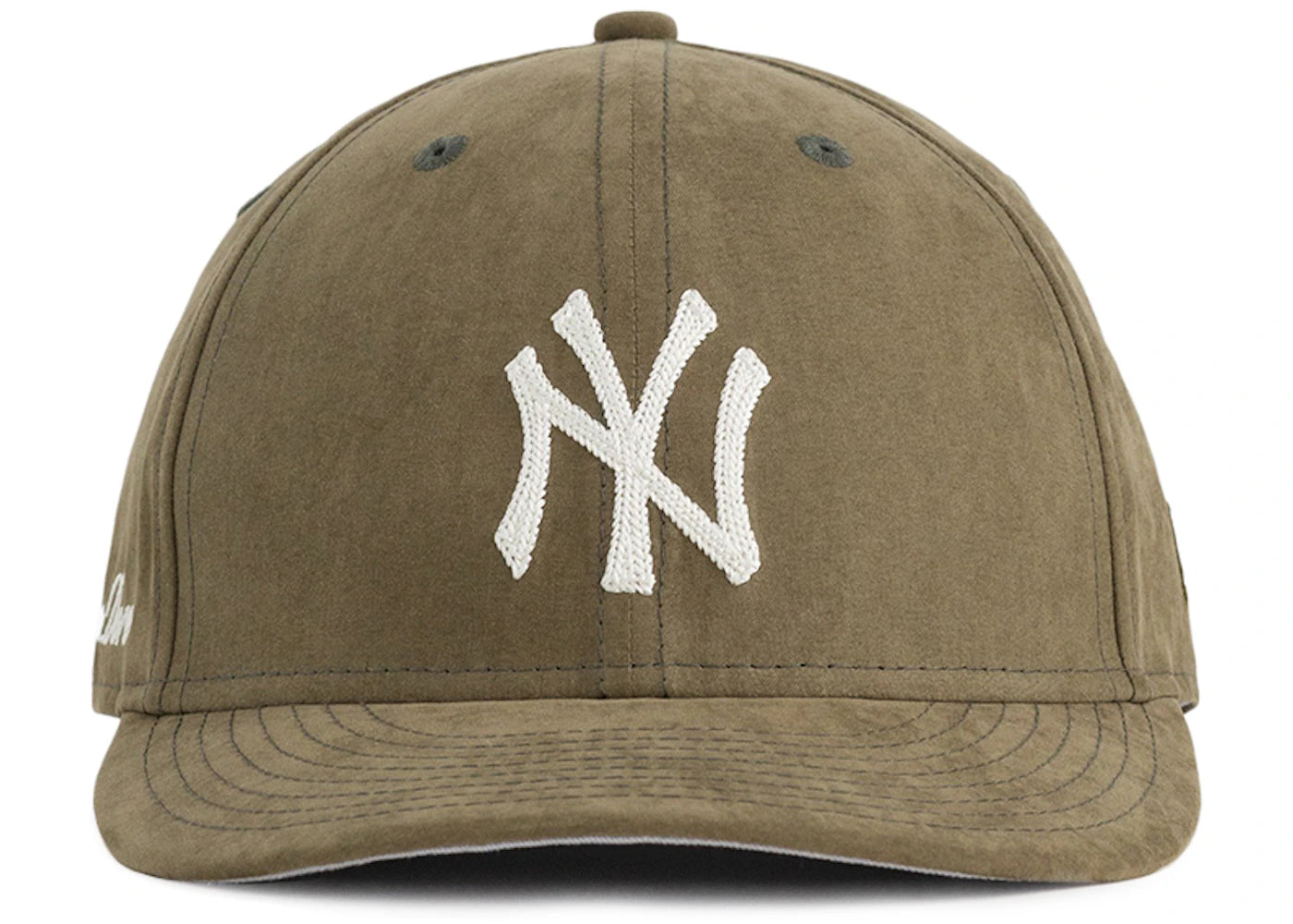 Aime Leon Dore x New Era Brushed Nylon Yankees (2021) Hat Olive - vue secondaire A