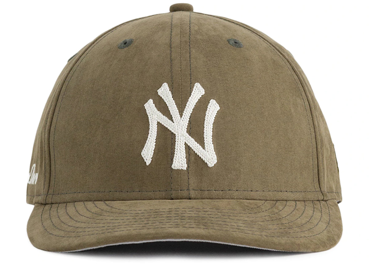 Aime Leon Dore x New Era Brushed Nylon Yankees (2021) Hat Olive - vue 360