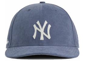 Aime Leon Dore x New Era Chain Stitch Yankees Hat Washed Blue - vue 360