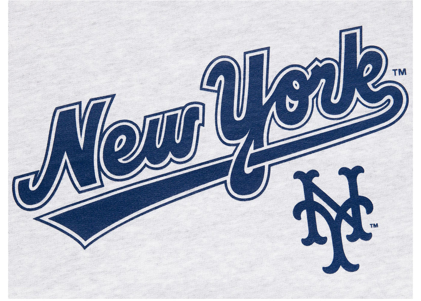 Aime Leon Dore x New York Mets Logo Hoodie Grey - vue secondaire A