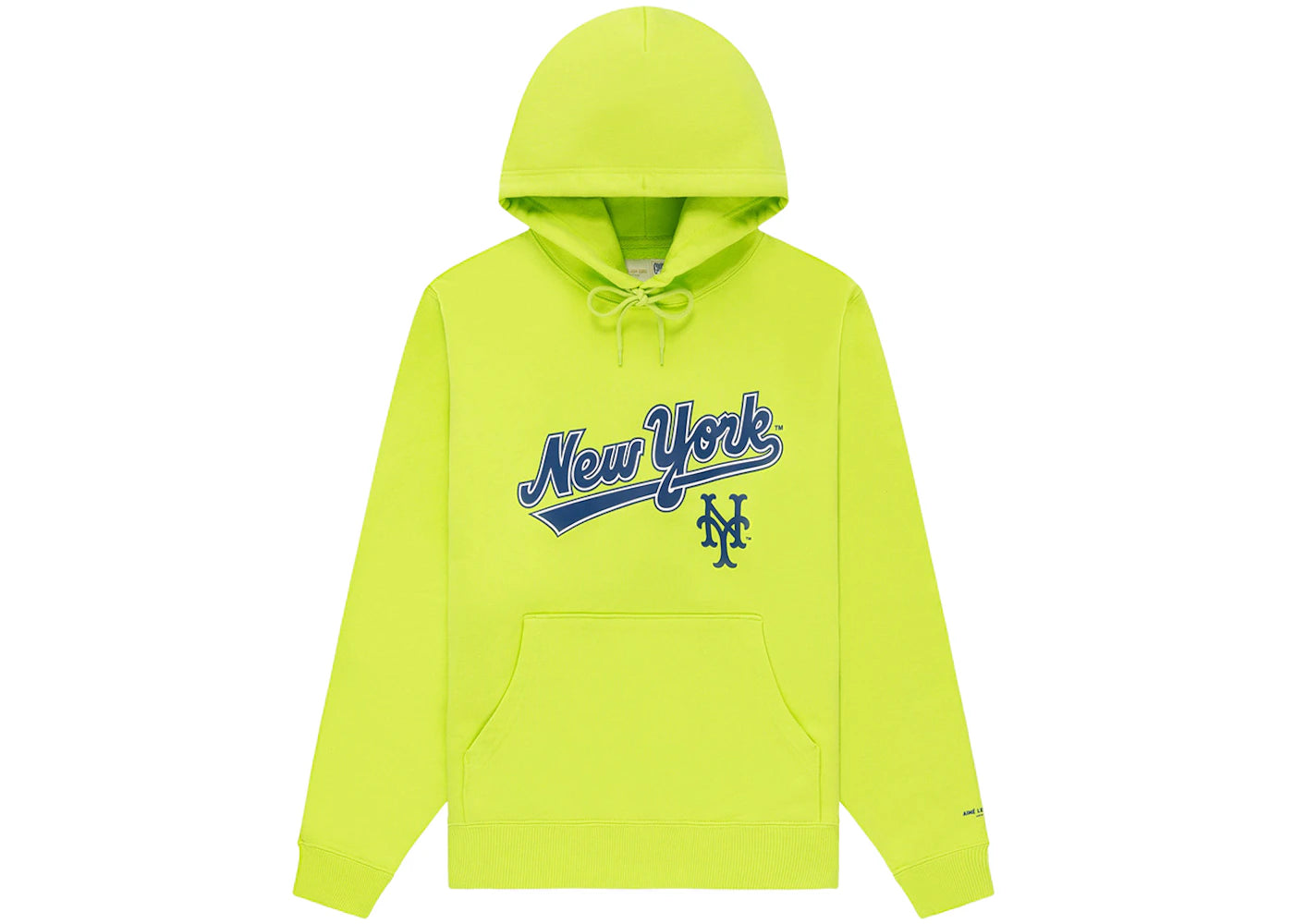 Aime Leon Dore x New York Mets Logo Hoodie Lime Green