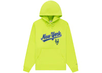 Aime Leon Dore x New York Mets Logo Hoodie Lime Green