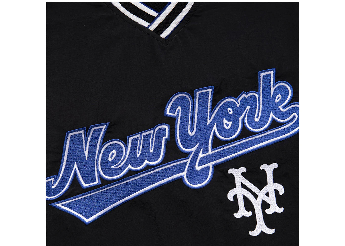 Aime Leon Dore x New York Mets Nylon V-Neck Pullover Black - vue secondaire A