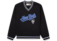 Aime Leon Dore x New York Mets Nylon V-Neck Pullover Black