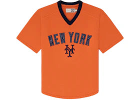 Aime Leon Dore x New York Mets Short-Sleeve Knit Sweater Orange