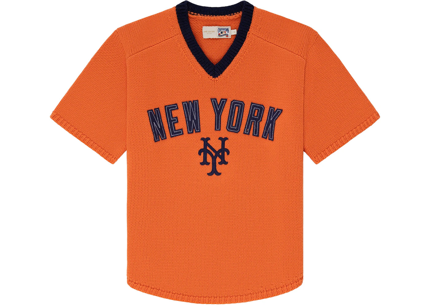 Aime Leon Dore x New York Mets Short-Sleeve Knit Sweater Orange - vue secondaire A