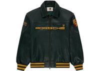 Aime Leon Dore x Porsche 993 Turbo Leather Club Jacket British Racing Green