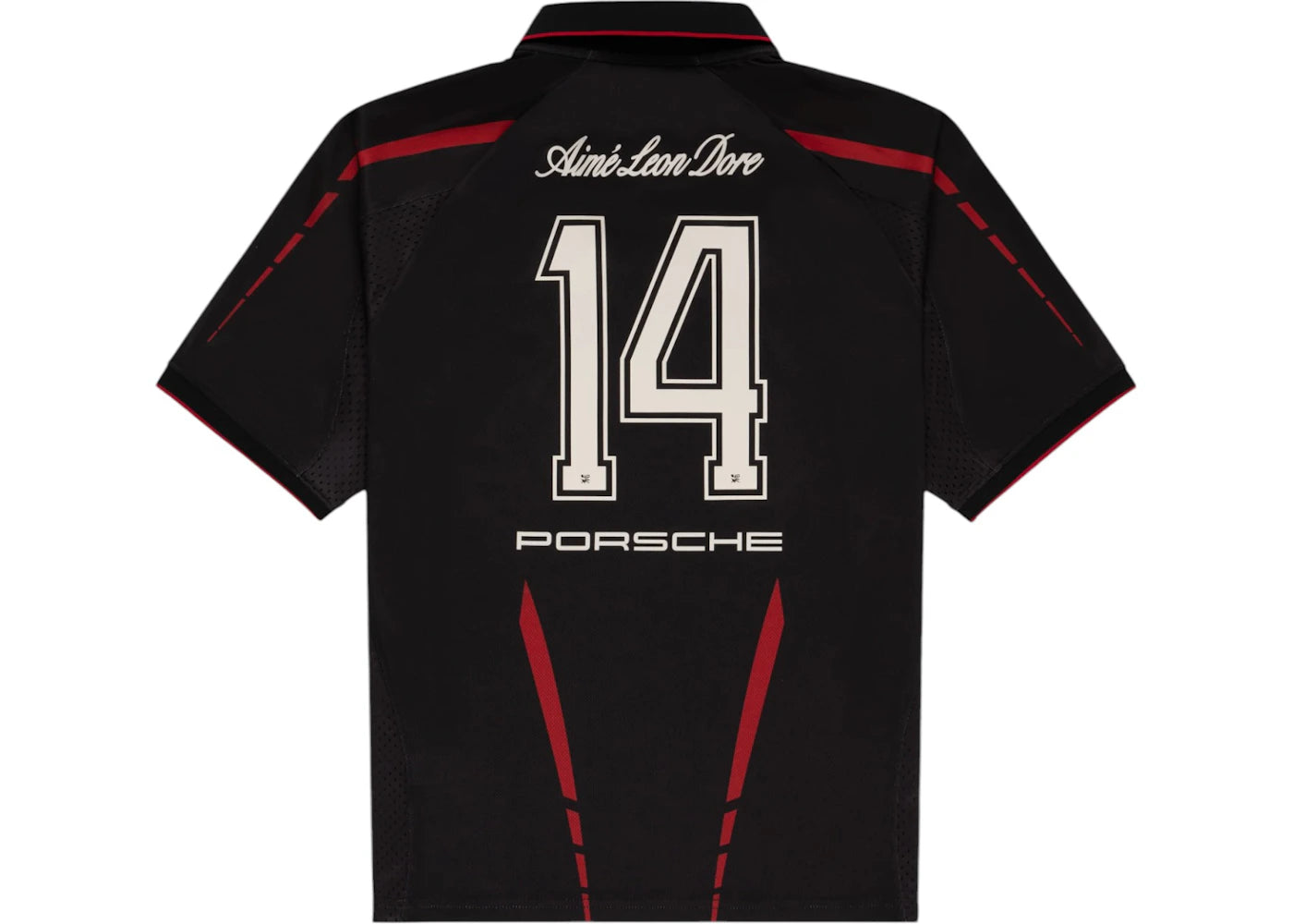 Aime Leon Dore x Porsche 993 Turbo Team Jersey Black - vue secondaire A