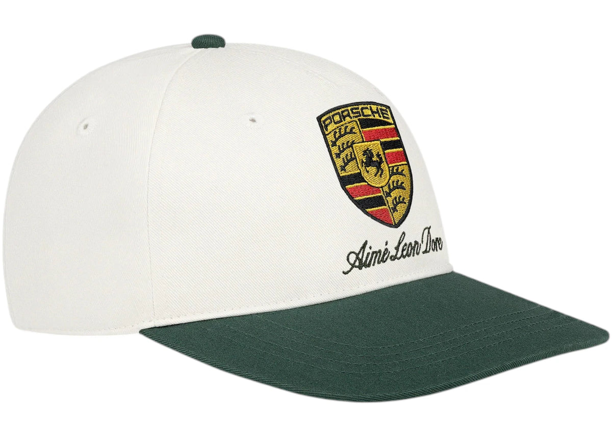 Aimé Leon Dore x Porsche Colorblock Logo Hat Cream - vue secondaire A