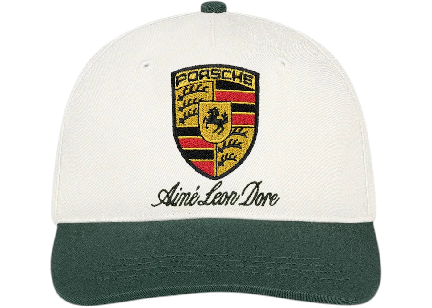 Aime Leon Dore x Porsche Colorblock Logo Hat Cream