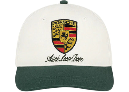 Aime Leon Dore x Porsche Colorblock Logo Hat Cream - authentic Aime Leon Dore product