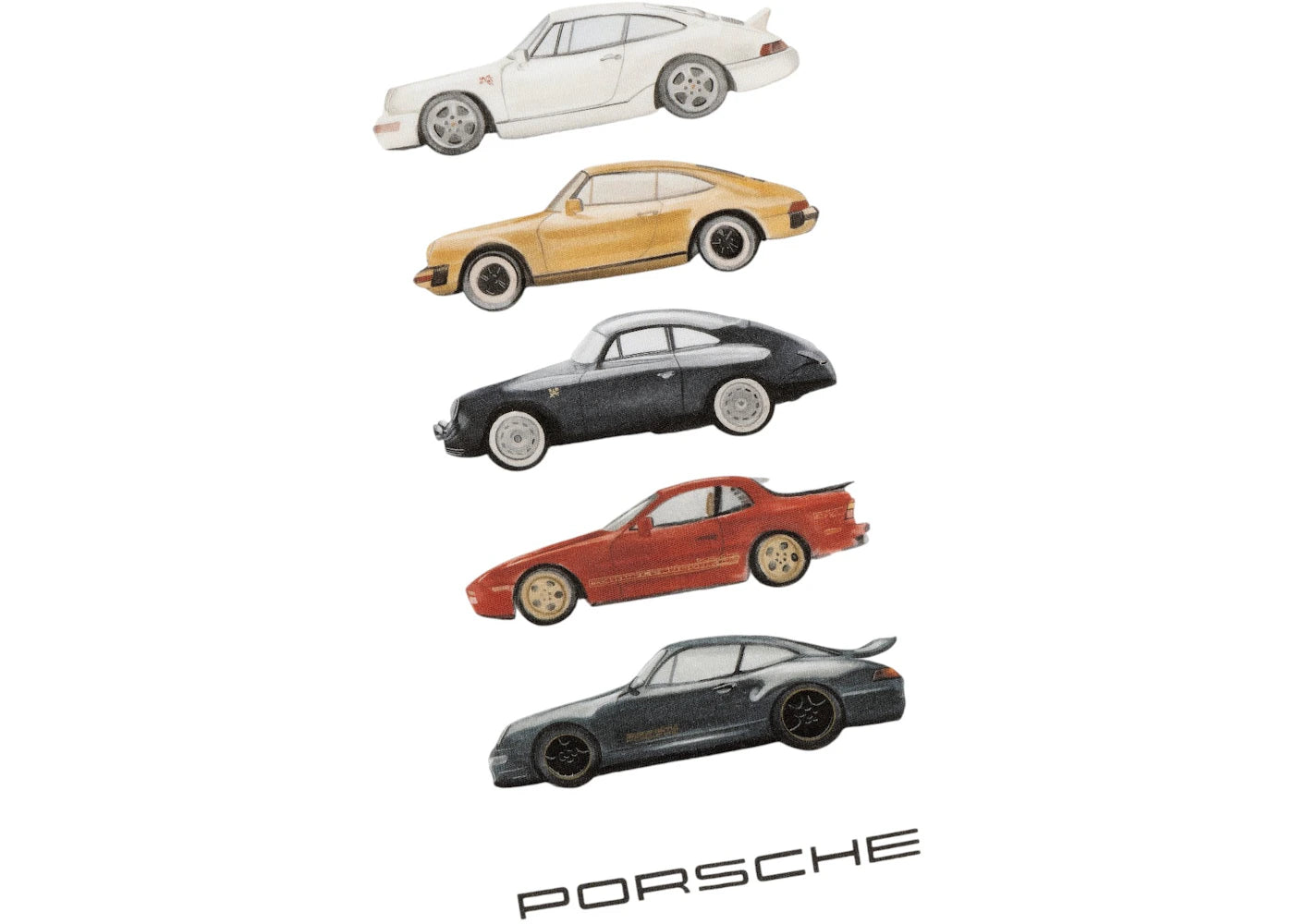 Aimé Leon Dore x Porsche Fleet Tee White - vue secondaire B