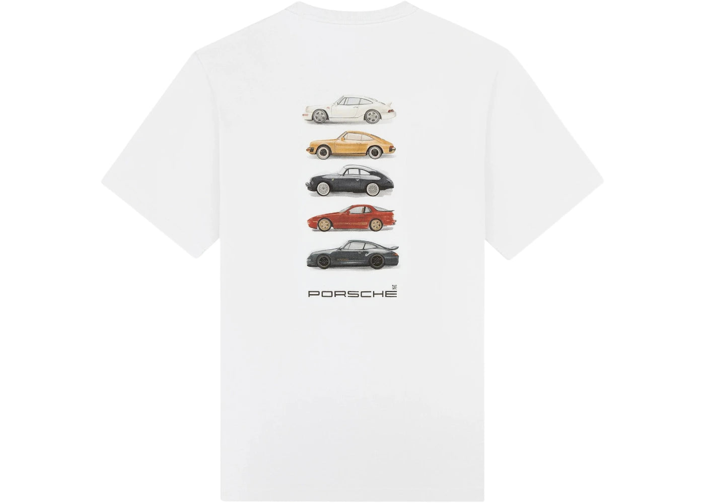 Aime Leon Dore x Porsche Fleet T-Shirt Weiß - vue 360