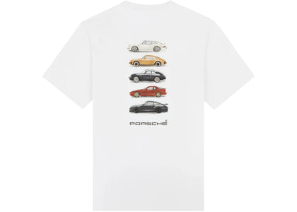 Aime Leon Dore x Porsche Fleet Tee White - authentic Aime Leon Dore product