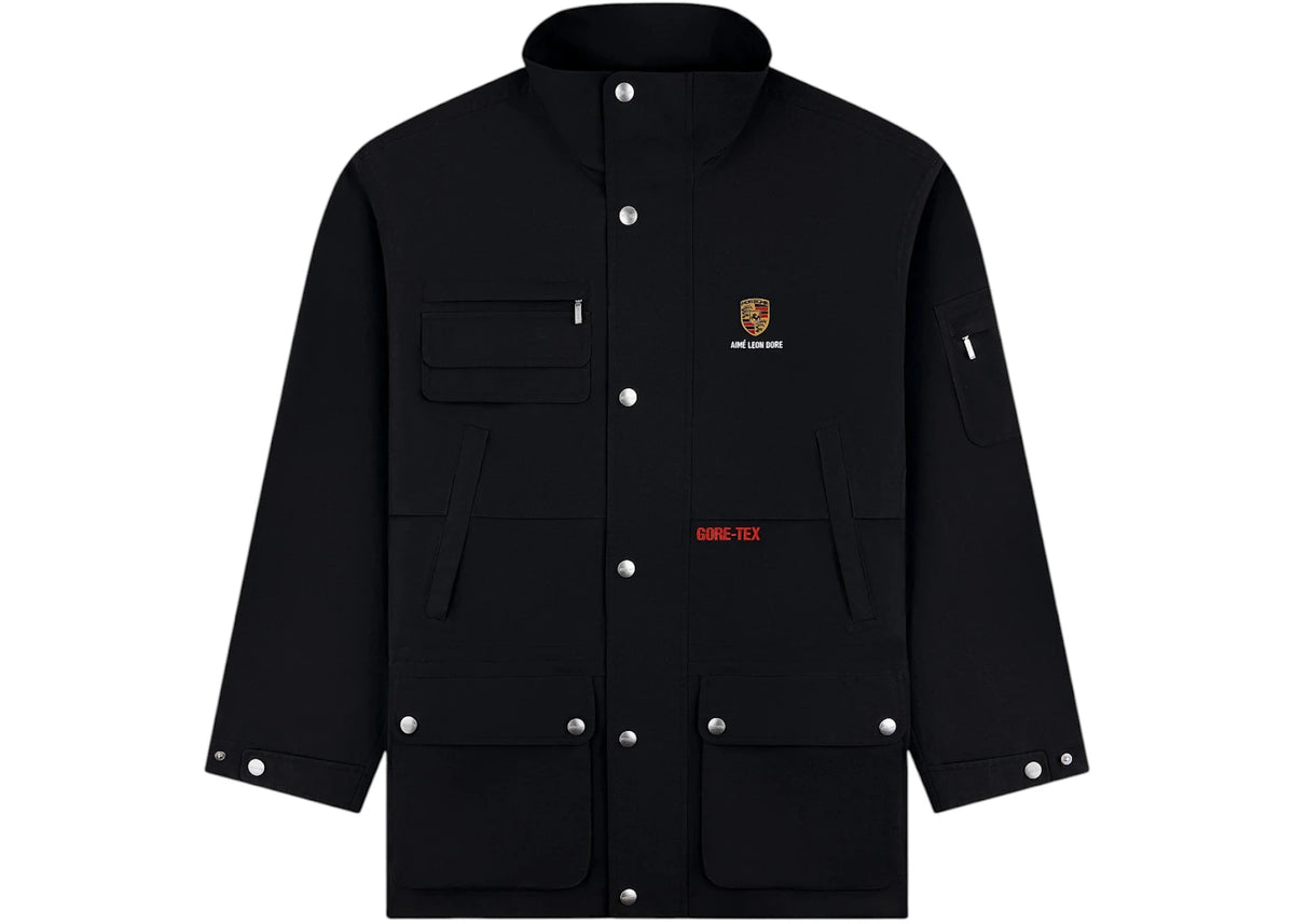 Aime Leon Dore x Porsche Gore-Tex Cabrio Jacket Black - vue 360