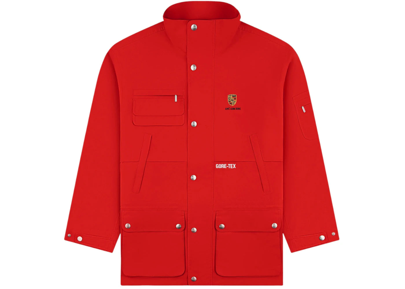 Aime Leon Dore x Porsche Gore-Tex Cabrio Jacket Red - vue secondaire A