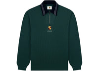 Aime Leon Dore x Porsche Jacquard Collar Quarter Zip Pullover Green