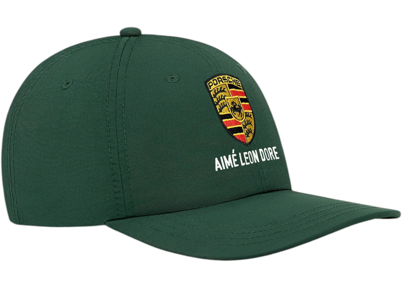 Aime Leon Dore x Porsche Nylon Logo Hat Green - vue secondaire A
