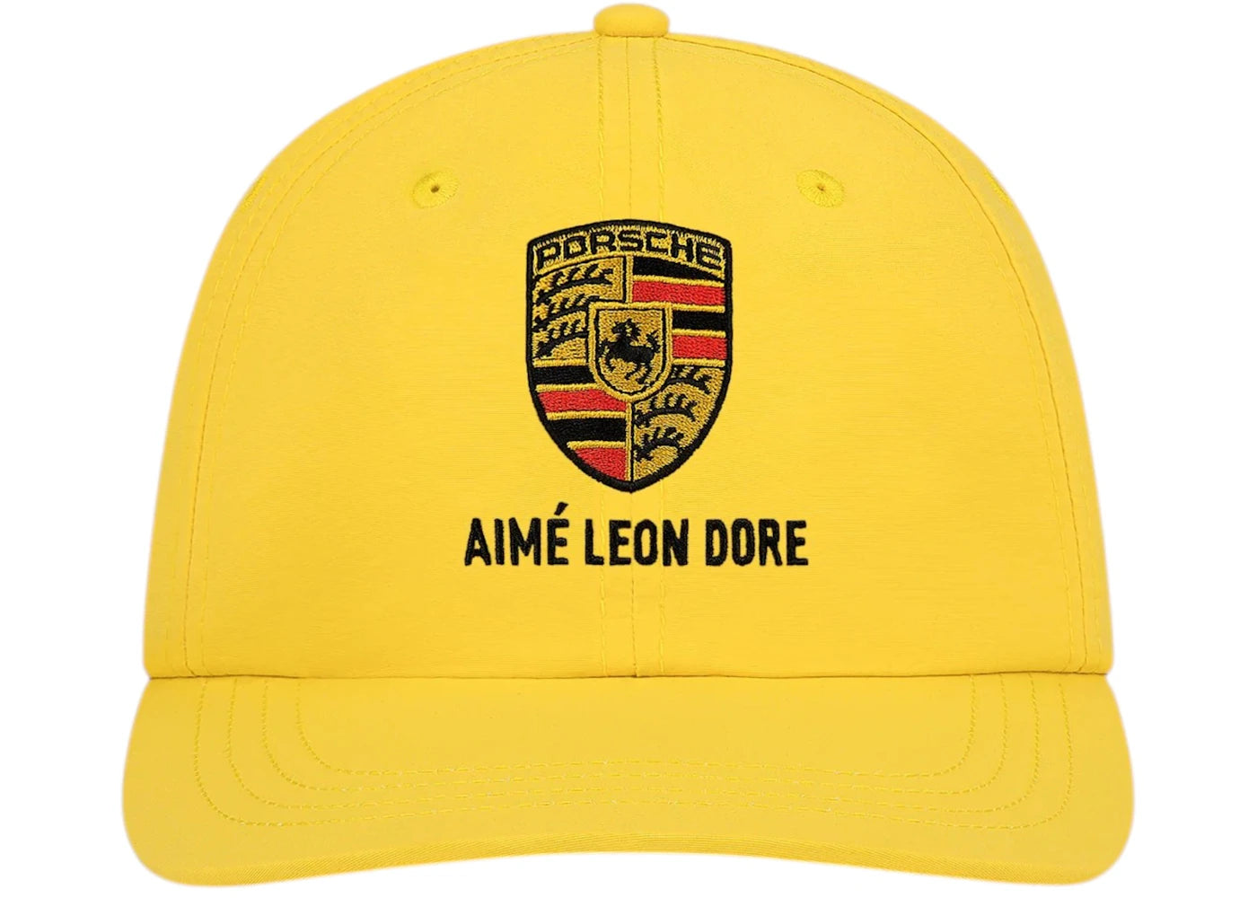 Aime Leon Dore x Porsche Nylon Logo Hat Yellow - vue 360